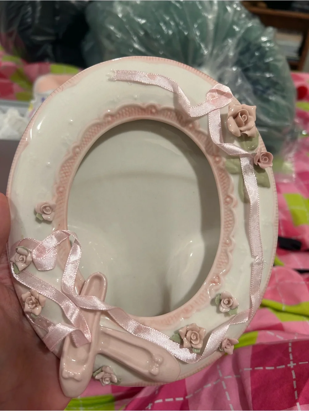 Pink porcelain Ballerina core